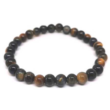 Oeil de Faucon - Bracelet Boules 6 mm