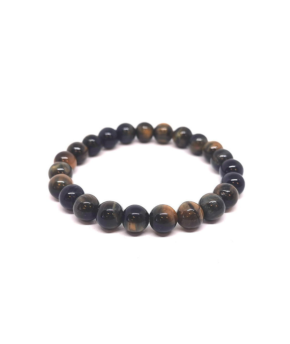 Oeil De Faucon - Bracelet Boules 8 Mm
