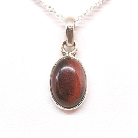 Oeil de Taureau (Oeil de Boeuf) - Pendentif Serti Argent