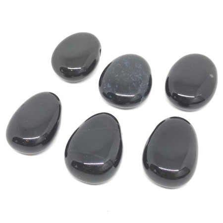 Onyx Noir - Pendentif Pierre Percée