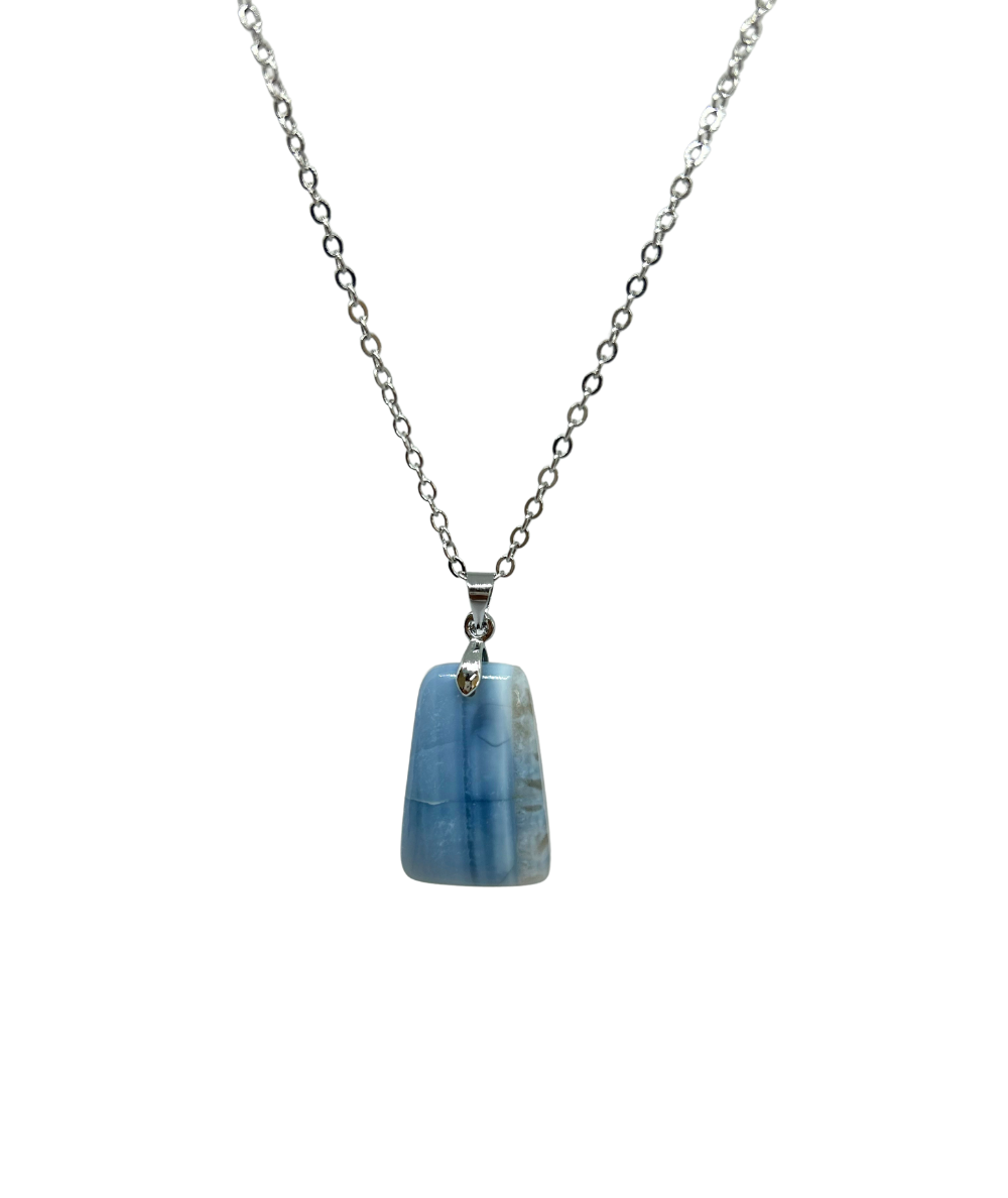Opale Bleue - Pendentif Bélière