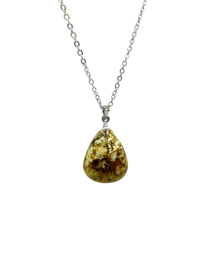 Opale Verte - Pendentif bélière