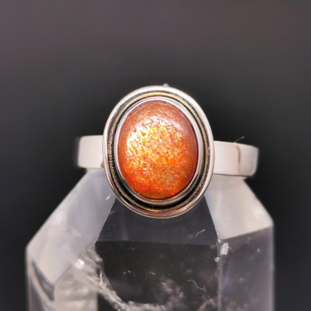 Pierre de Soleil - Bague Sertie Argent - AAA+