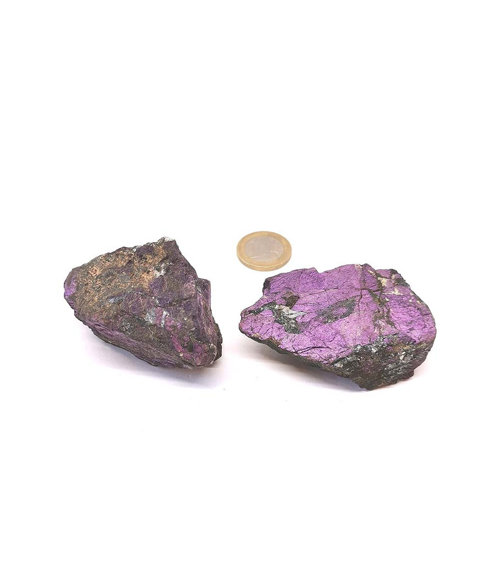Purpurite - Pierre Brute