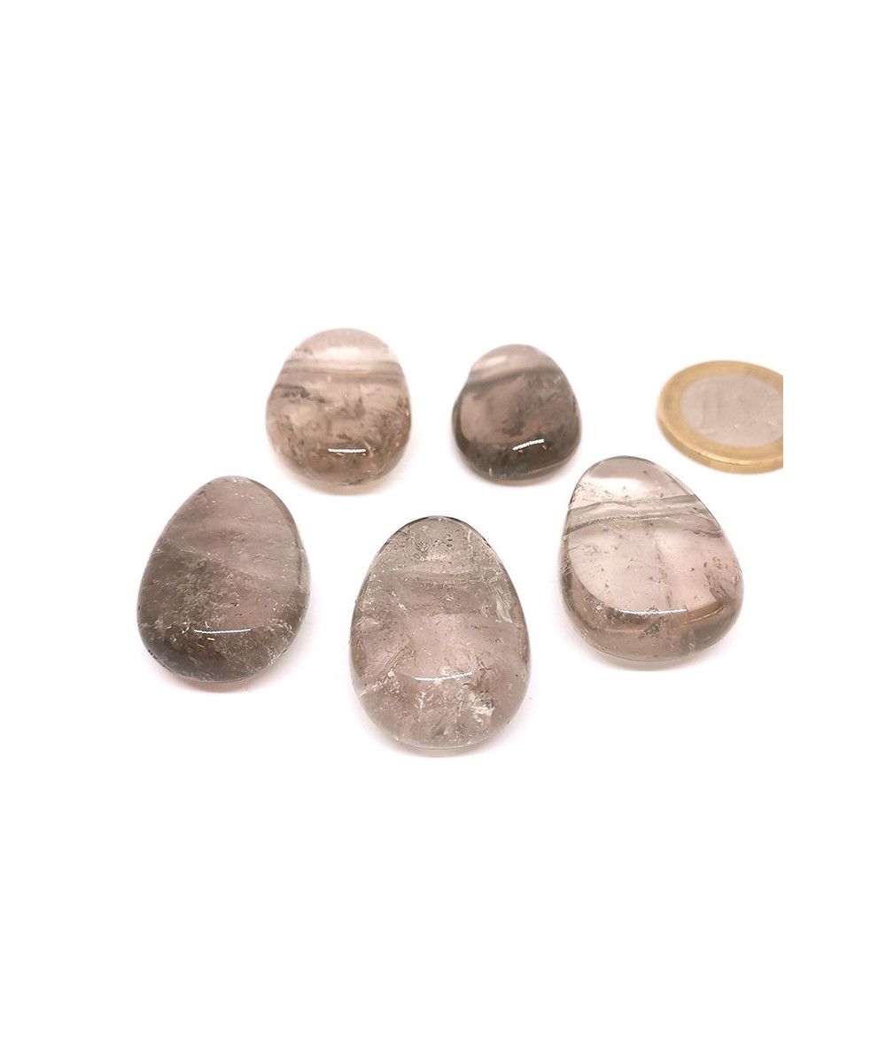 Quartz Fumé - Pendentif Pierre Percée