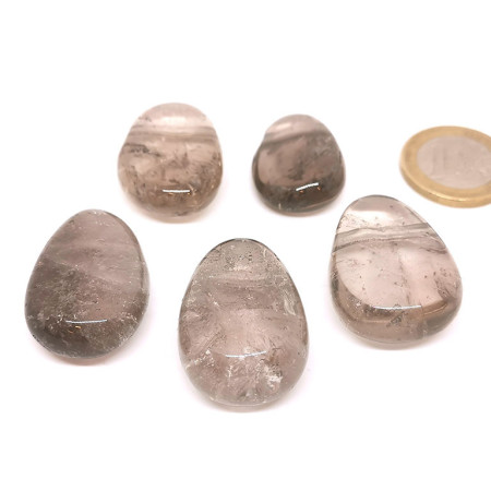 Quartz Fumé - Pendentif Pierre Percée