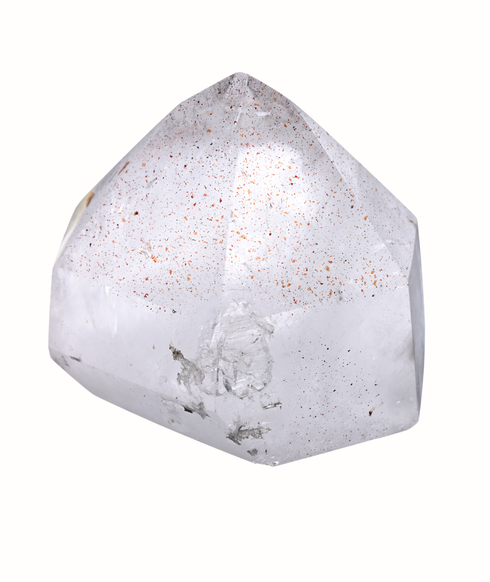 Quartz Hématoïde - Pointe Polie
