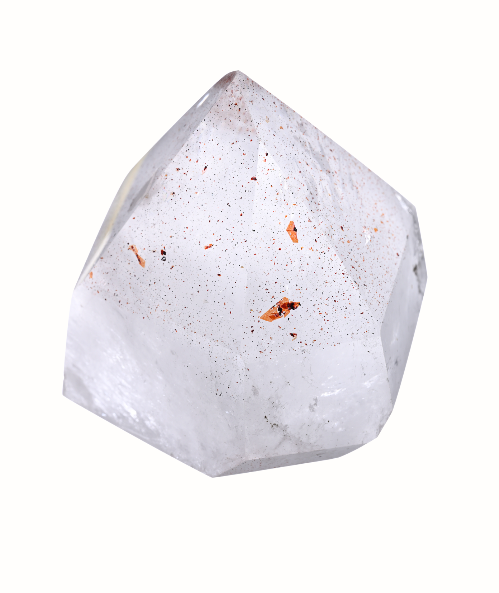 Quartz Hématoïde - Pointe Polie