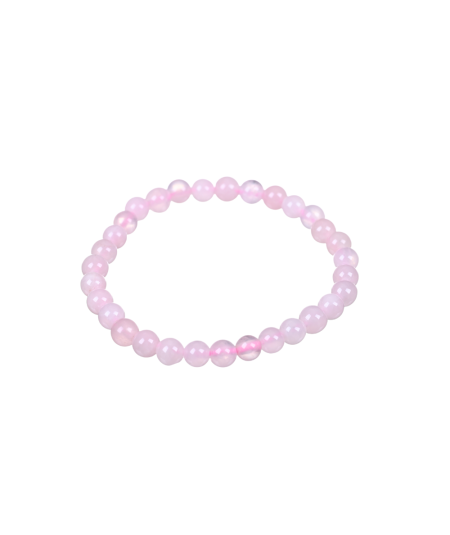Quartz Rose - Bracelet Boules