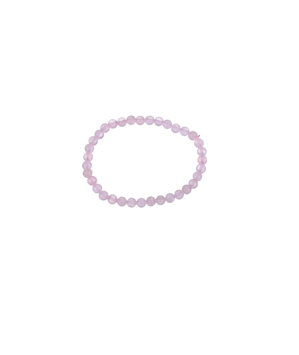 Quartz Rose - Bracelet Boules Enfant
