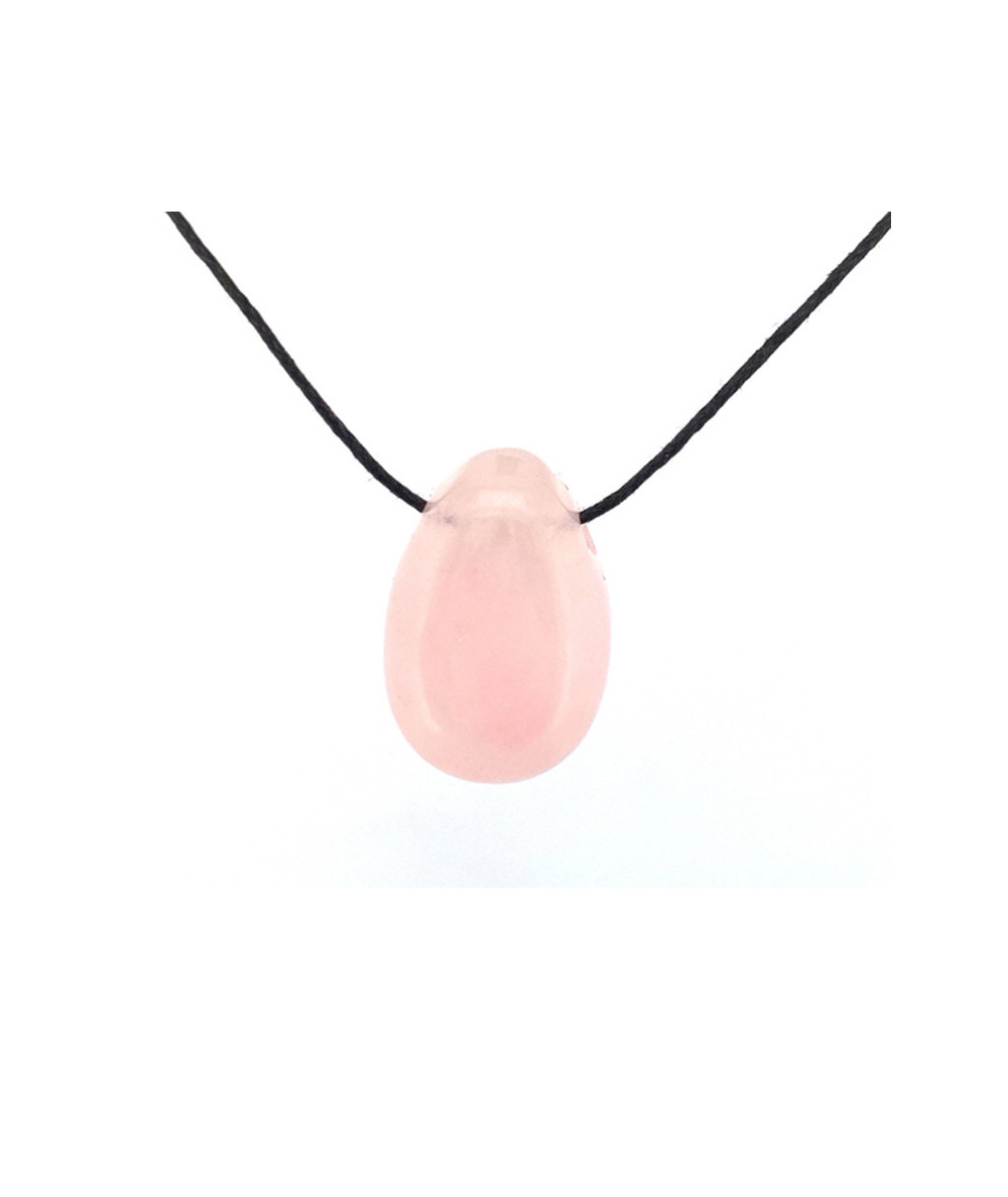 Quartz Rose - Pendentif Pierre Percée