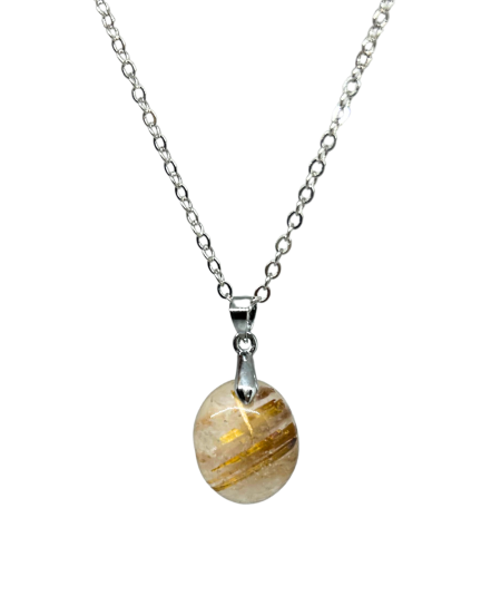 Quartz Rutile - Pendentif Bélière