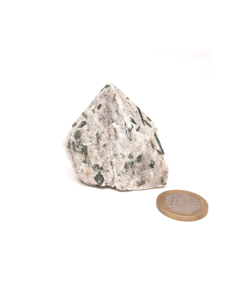 Quartz Tourmaline Noire - Pointe Semi-Polie