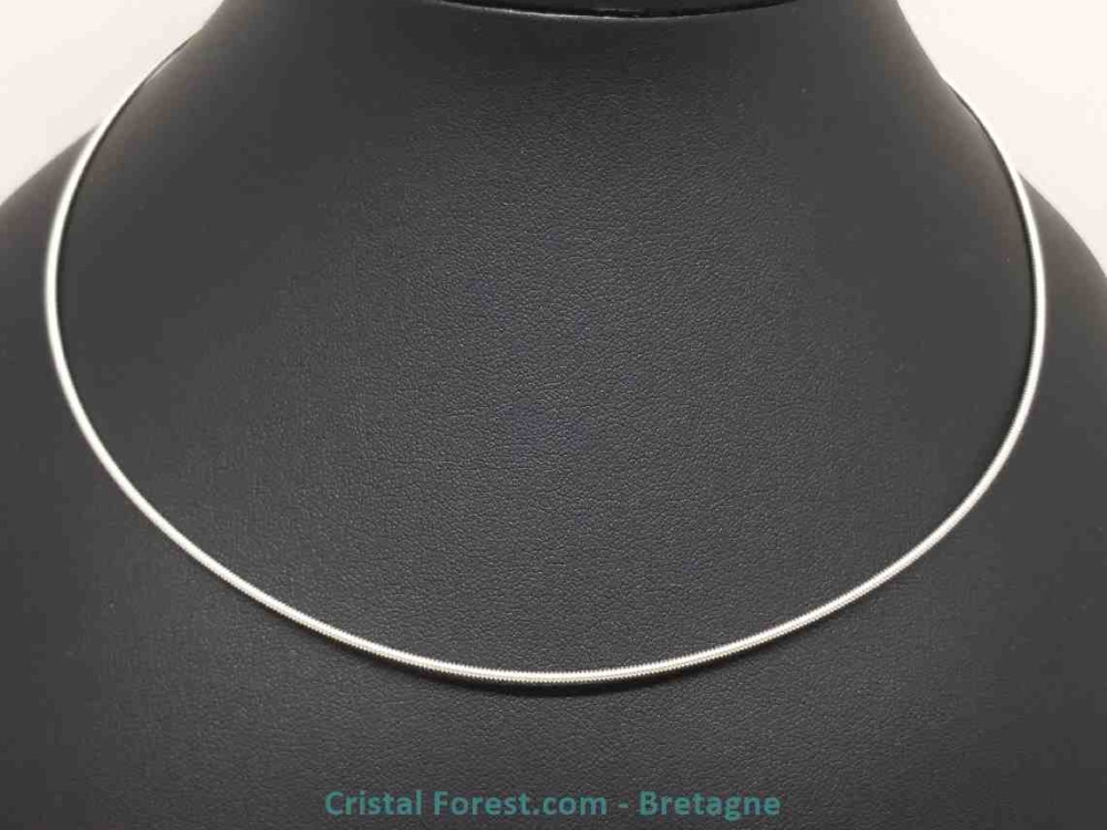 Ras Le Cou - Métal Souple - Couleur Argent