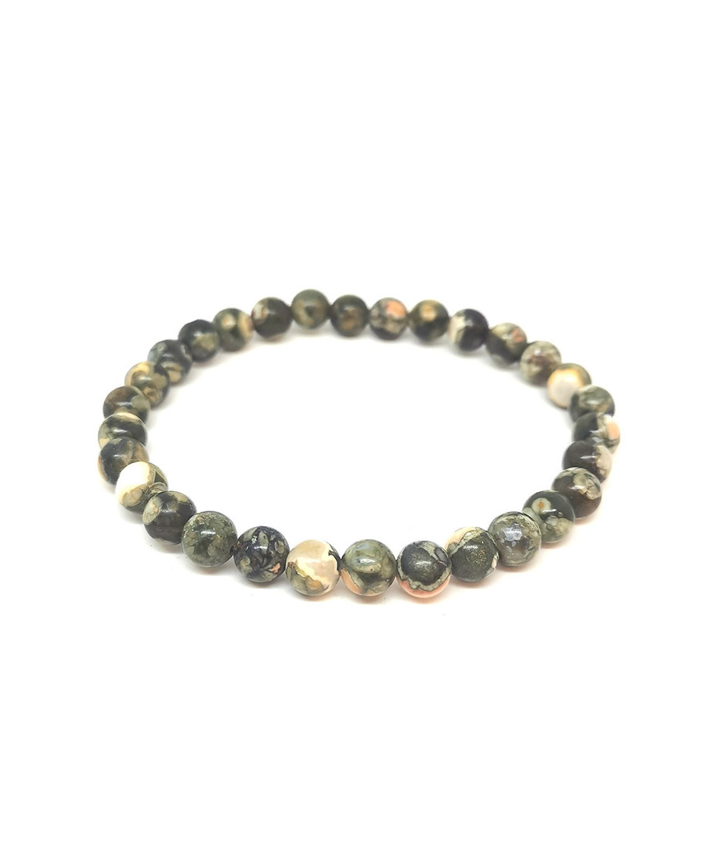 Rhyolite - Bracelet Boules 6 Mm