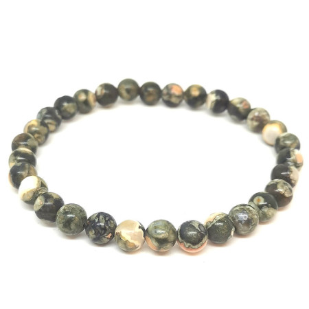 Rhyolite - Bracelet Boules 6 mm
