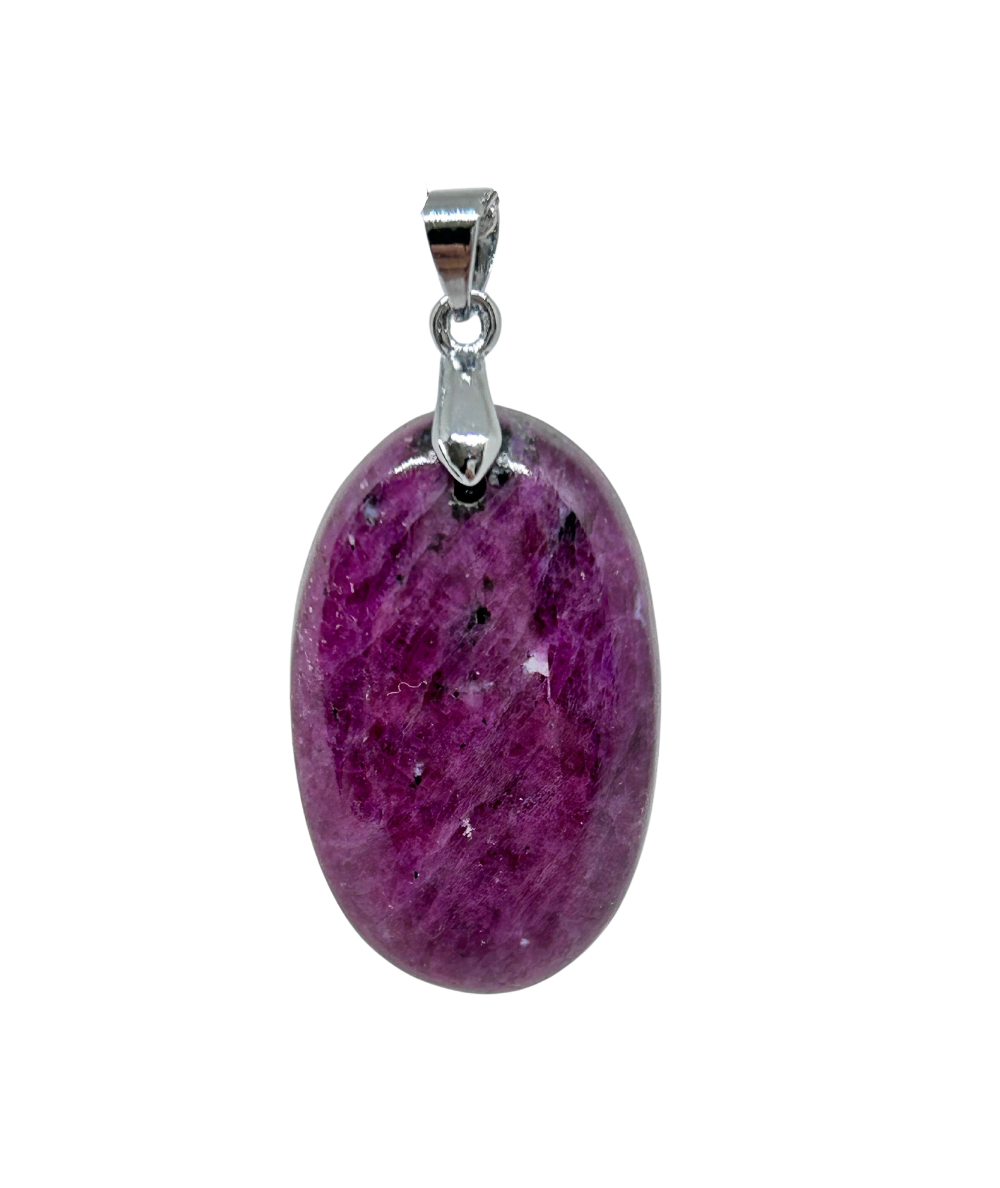 Rubis (Corindon) - Pendentif Bélière