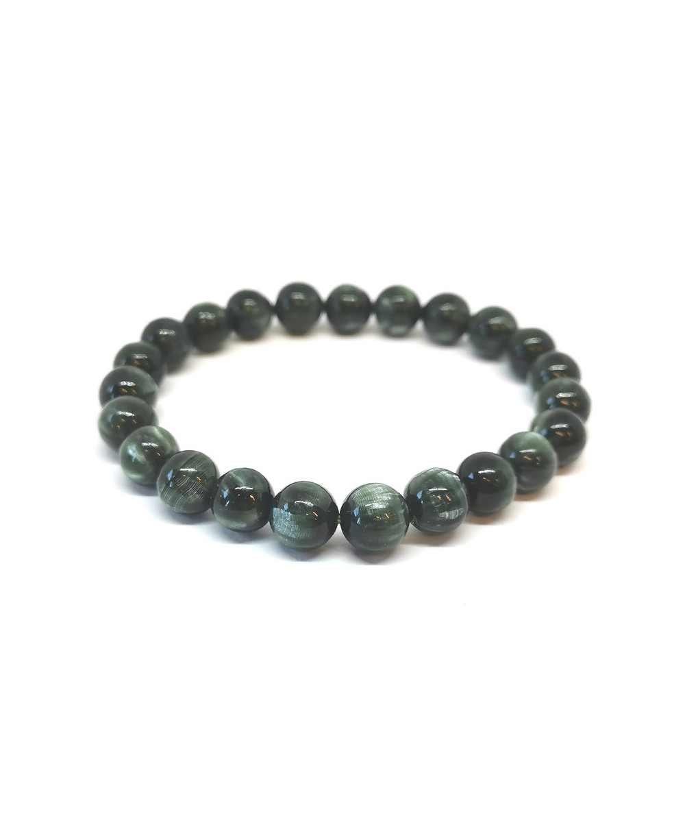 Séraphinite (Clinochlore) - Bracelet Boules 8 Mm