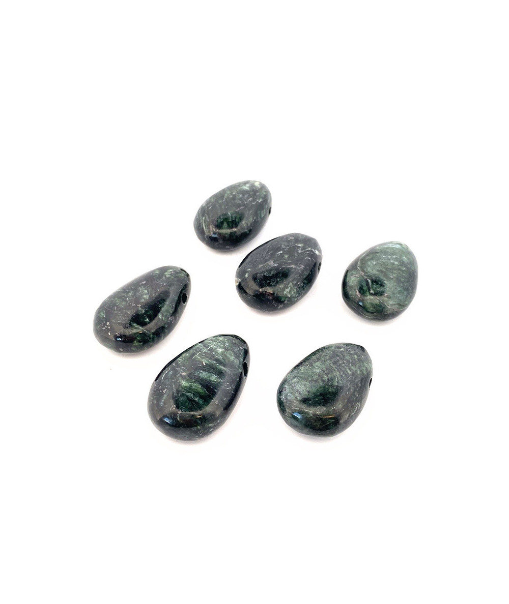 Séraphinite (Clinochlore) - Pendentif Pierre Percée