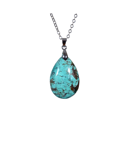 Turquoise d'Iran - Pendentif Bélière