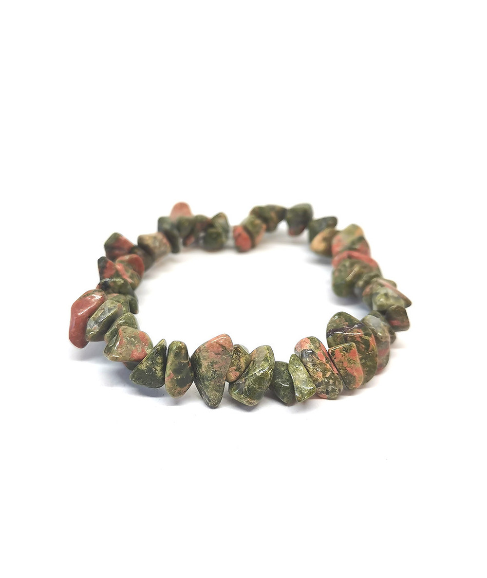 Unakite - Bracelet Baroque (Chips)