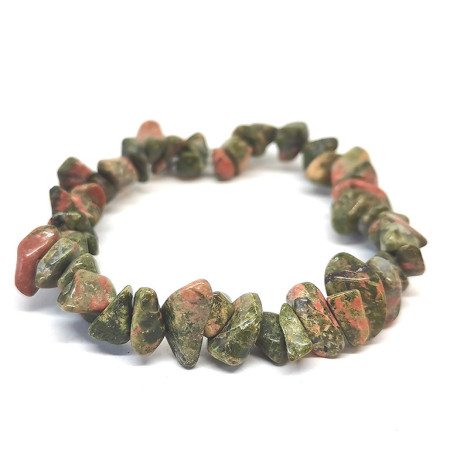 Unakite - Bracelet Baroque (Chips)