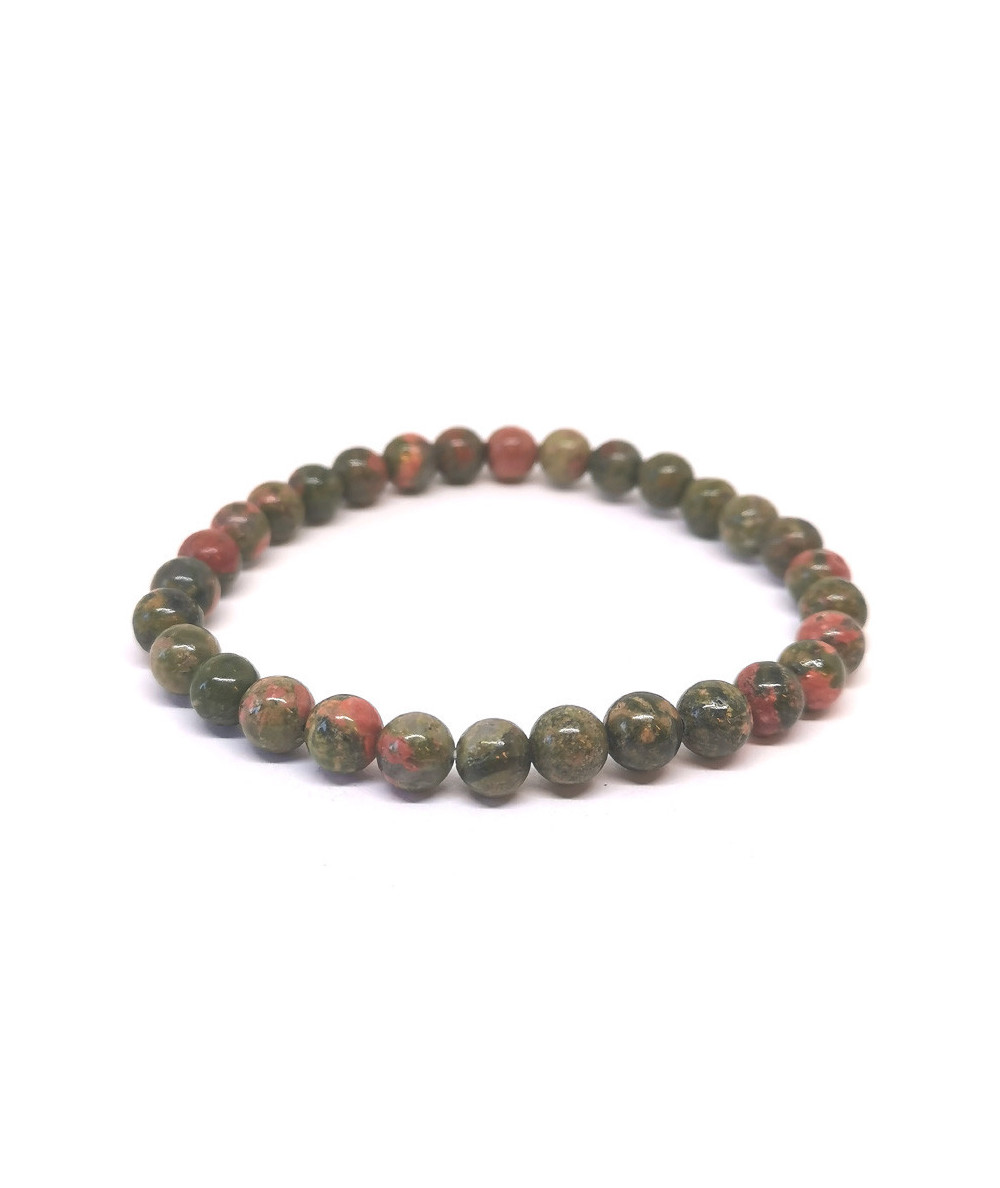 Unakite - Bracelet Boules
