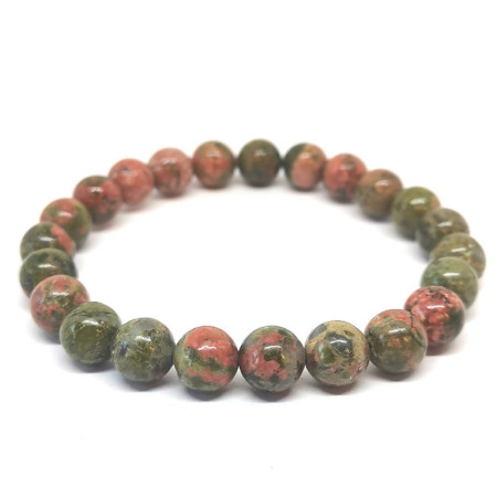 Unakite - Bracelet Boules